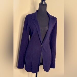 Eileen Fisher Women's Deep Purple Blazer